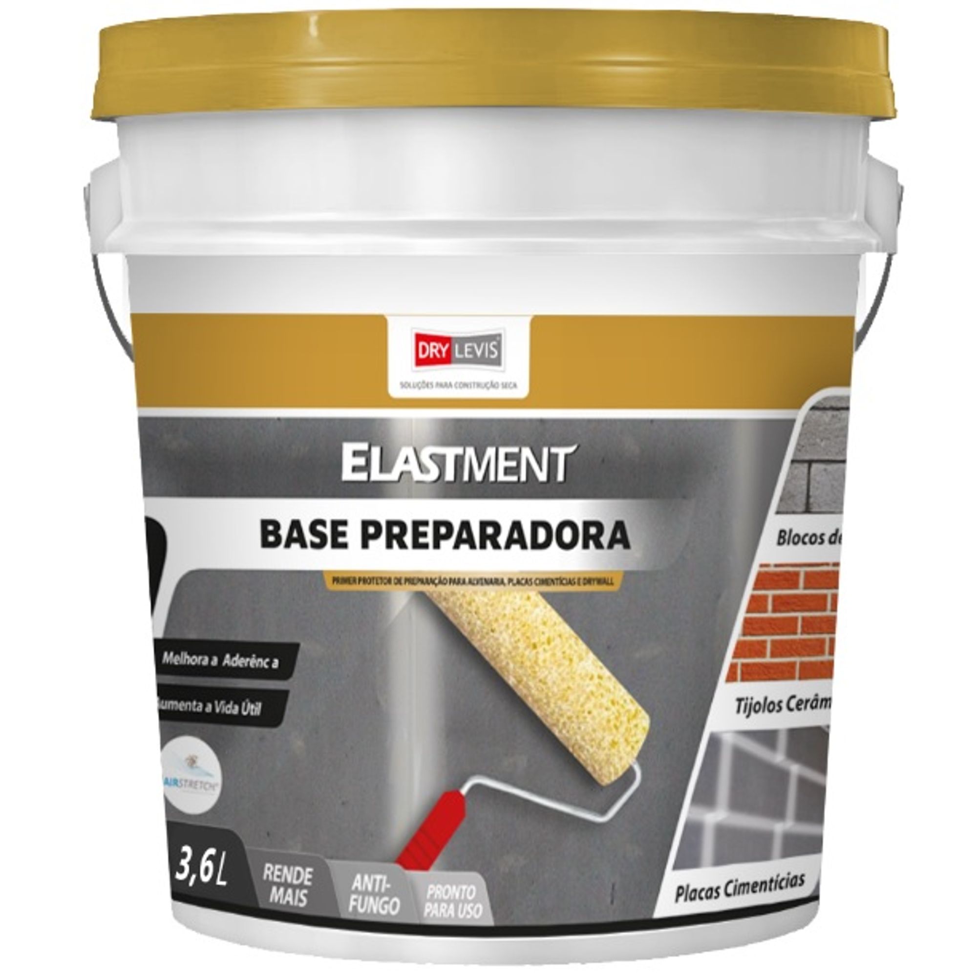 Base Preparadora Impermeabilizante para Placa Cimentícia 3,6L Drylevis