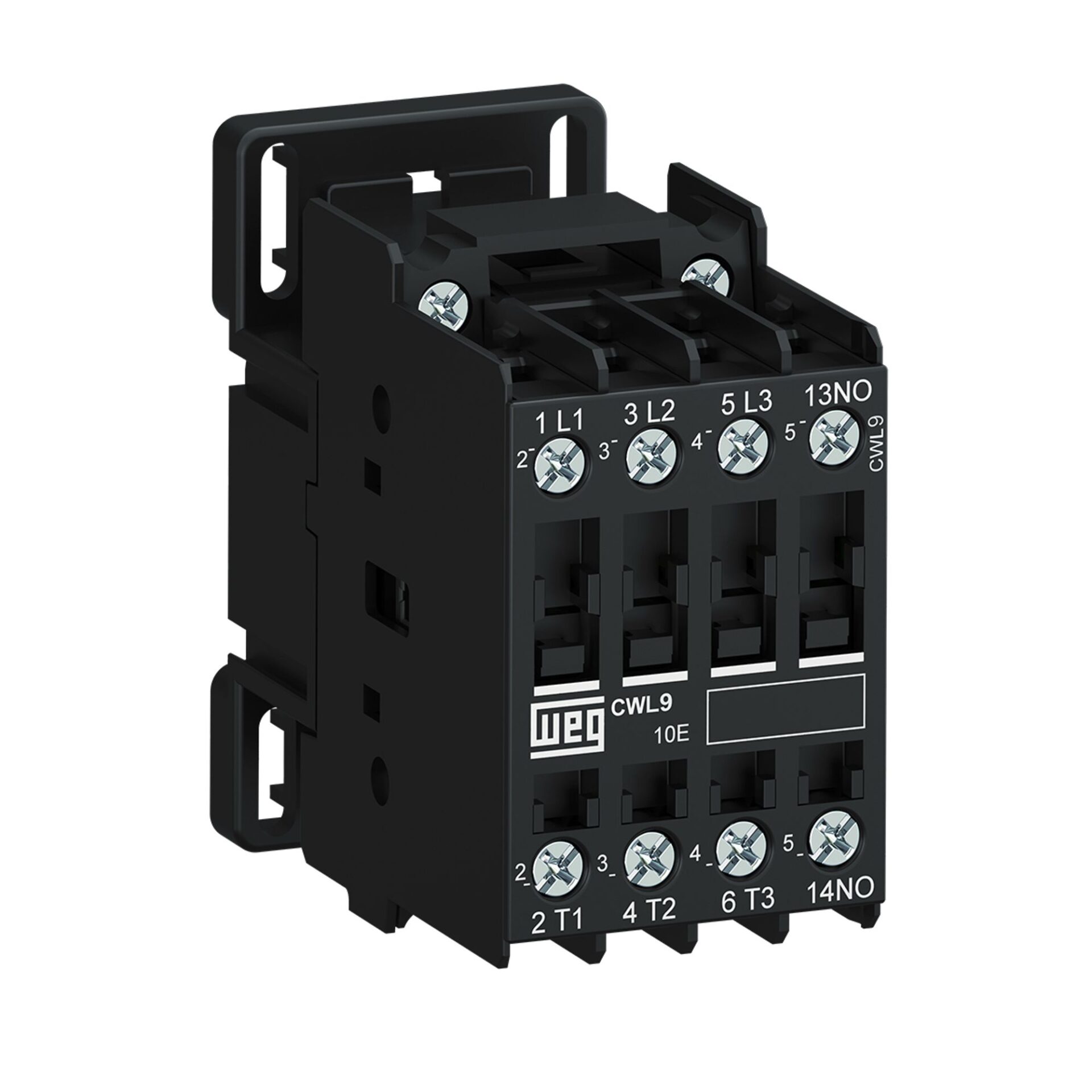 Contator Tripolar CWL 1NA 9A Bobina 220V Weg