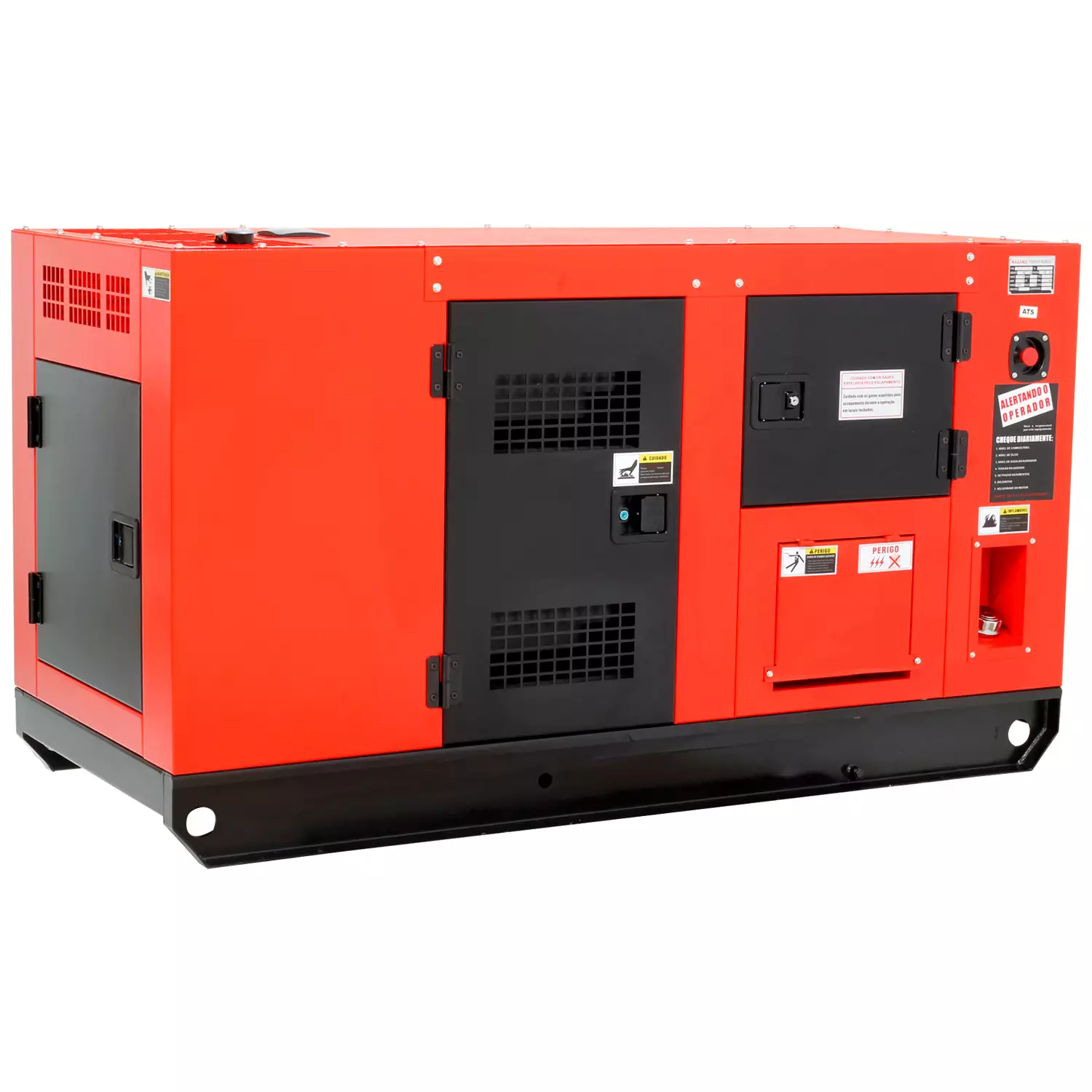 Gerador de Energia 33 Kva a Diesel Trifásico 220-380v Silenciado com QTA – ND33100ES3QTAD