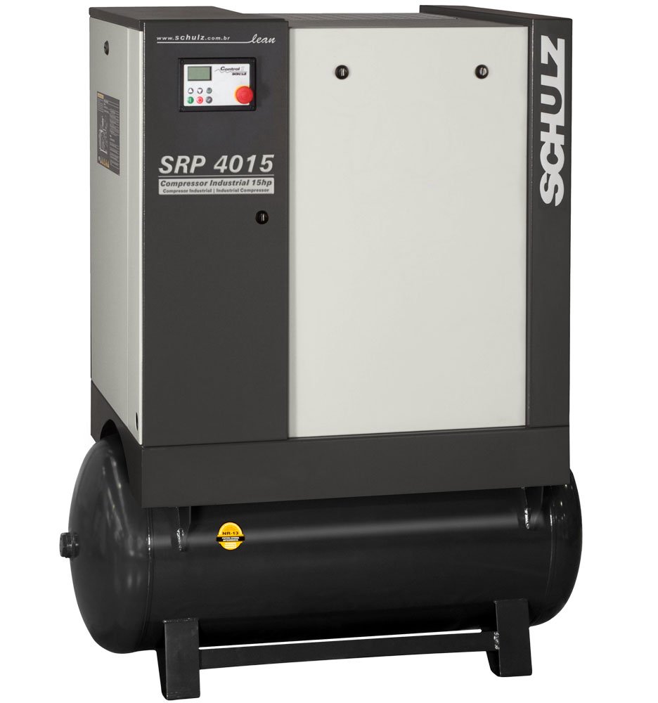 Compressor de Parafuso Lean 230L 45 Pés 15 HP 220V SCHULZ-9703470-0V1