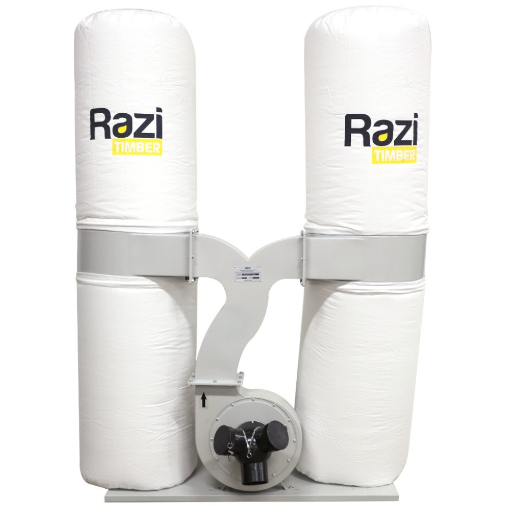 Coletor de Pó 307L com 2 Reservatórios 3CV 220V RAZI-RZ-CPT3M2