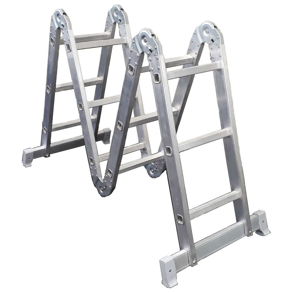 Escada Articulada em Alumínio 3 x 4 com 12 Degraus REISAM-906754
