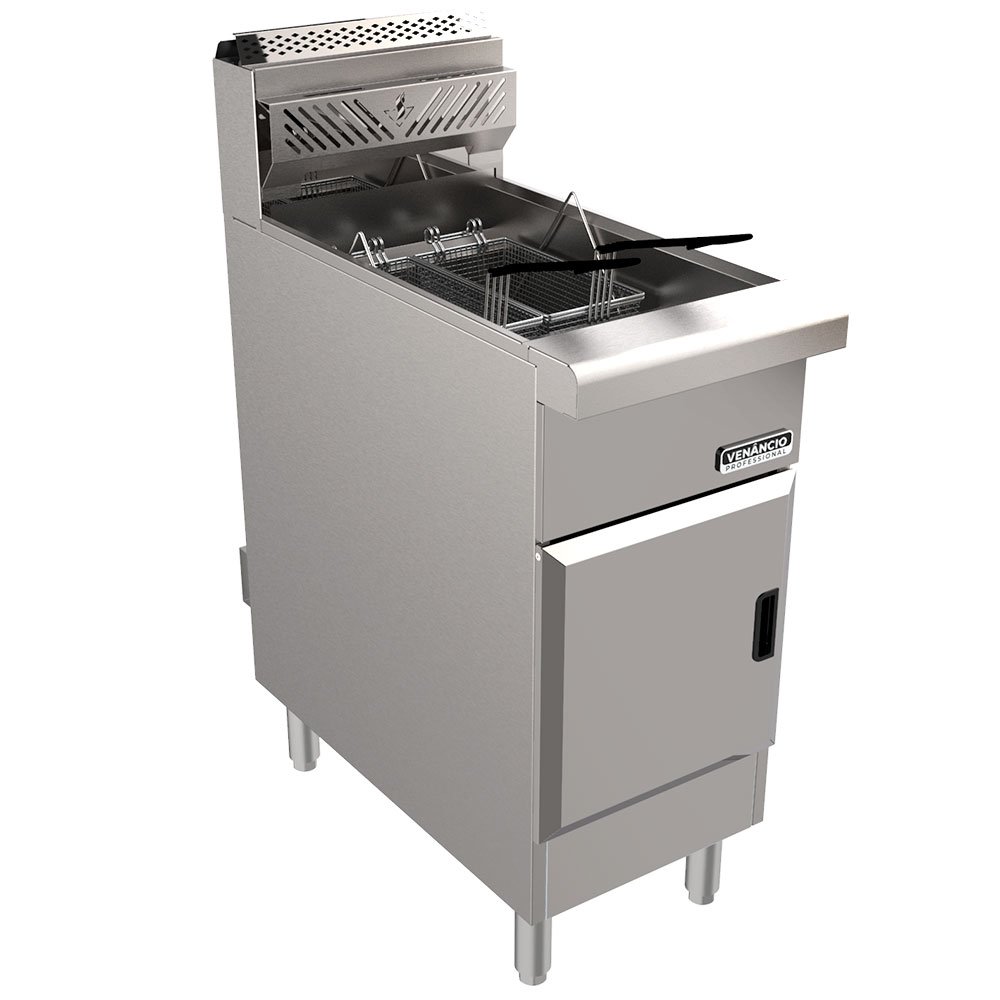 Fritador Óleo Industrial a Gás 20L VENANCIO-RFB50