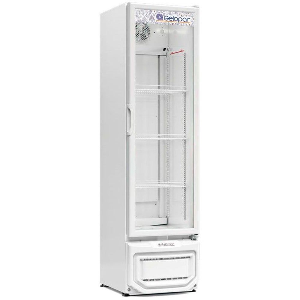 Refrigerador Vertical para Bebidas 228L 110V Com Interruptor e LED Interno GELOPAR-GPTU230BR