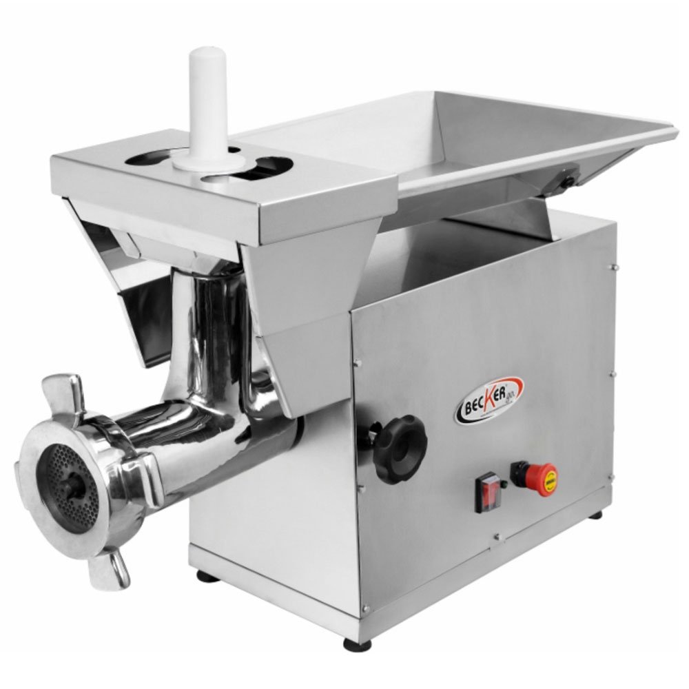Moedor de Carnes MBL-98P Inox 1500W Bivolt com Disco Pré-Cortador BECKER-0124007