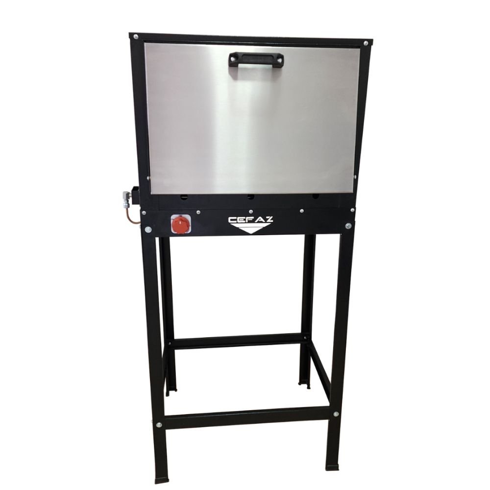 Forno Industrial FRG-07 Médio a Gás GLP 80L com Cavalete CEFAZ-FRG-07