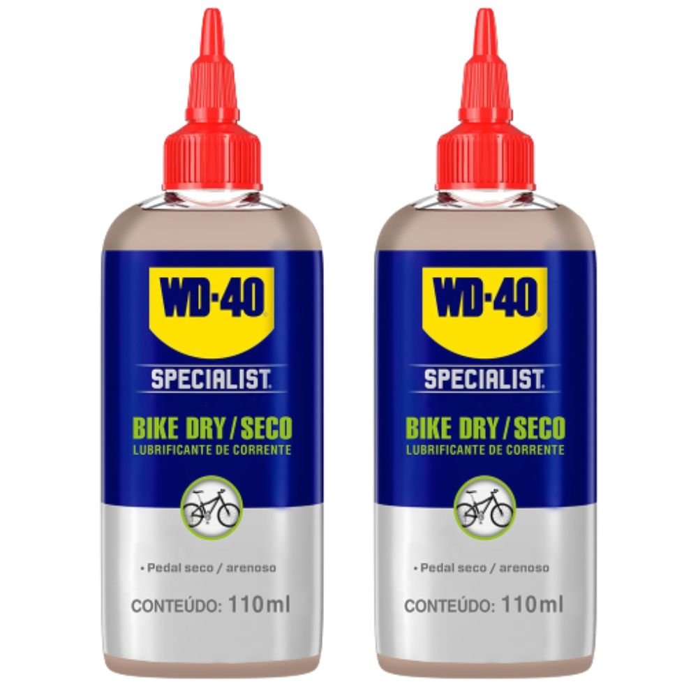 2 Lubrificantes Bike Dry 110ml WD40-K6688