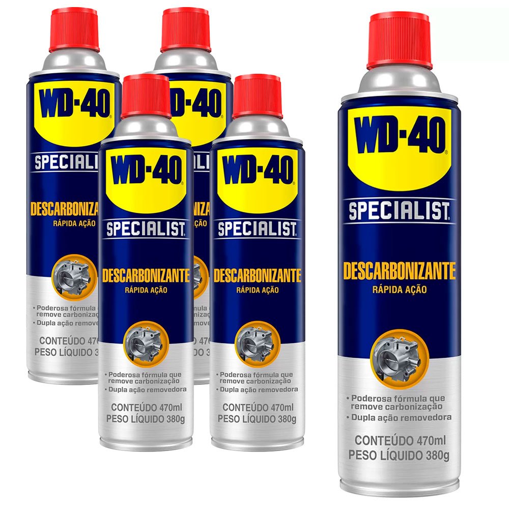 5 WD-40 Specialist Descarbonizante 470ml – Aerossol WD40-K6751