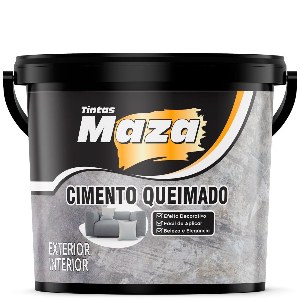 Revestimento Cimento Queimado Terracota Balde 5,6kg MAZA-26991