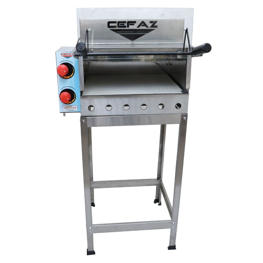 Forno Refratário FRGC-02 com Grill Infra-Vermelho a Gás com Cavalete CEFAZ-FRGC-02