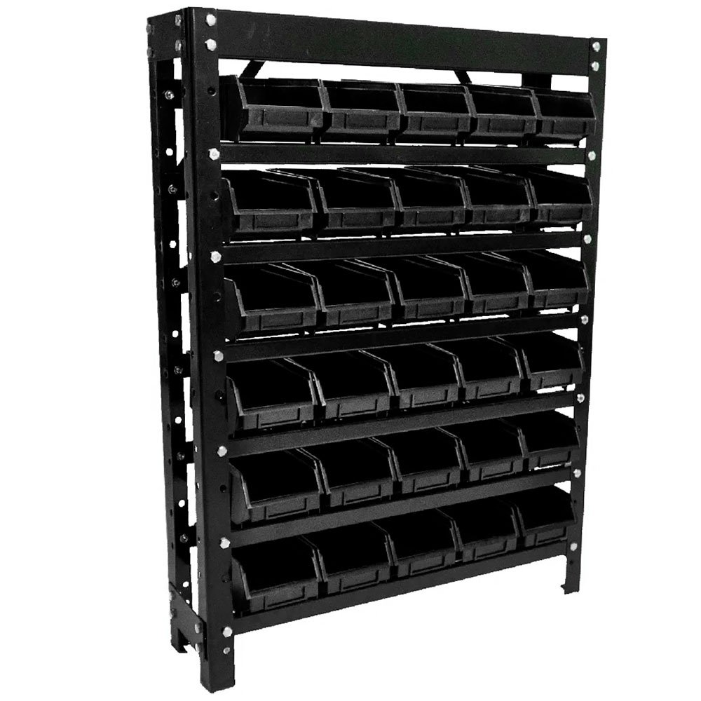 Estante Gaveteiros Black com 30 Caixas Alta Preta Nº3 EP30/3 SONELMA-EP-30/3-A-PR