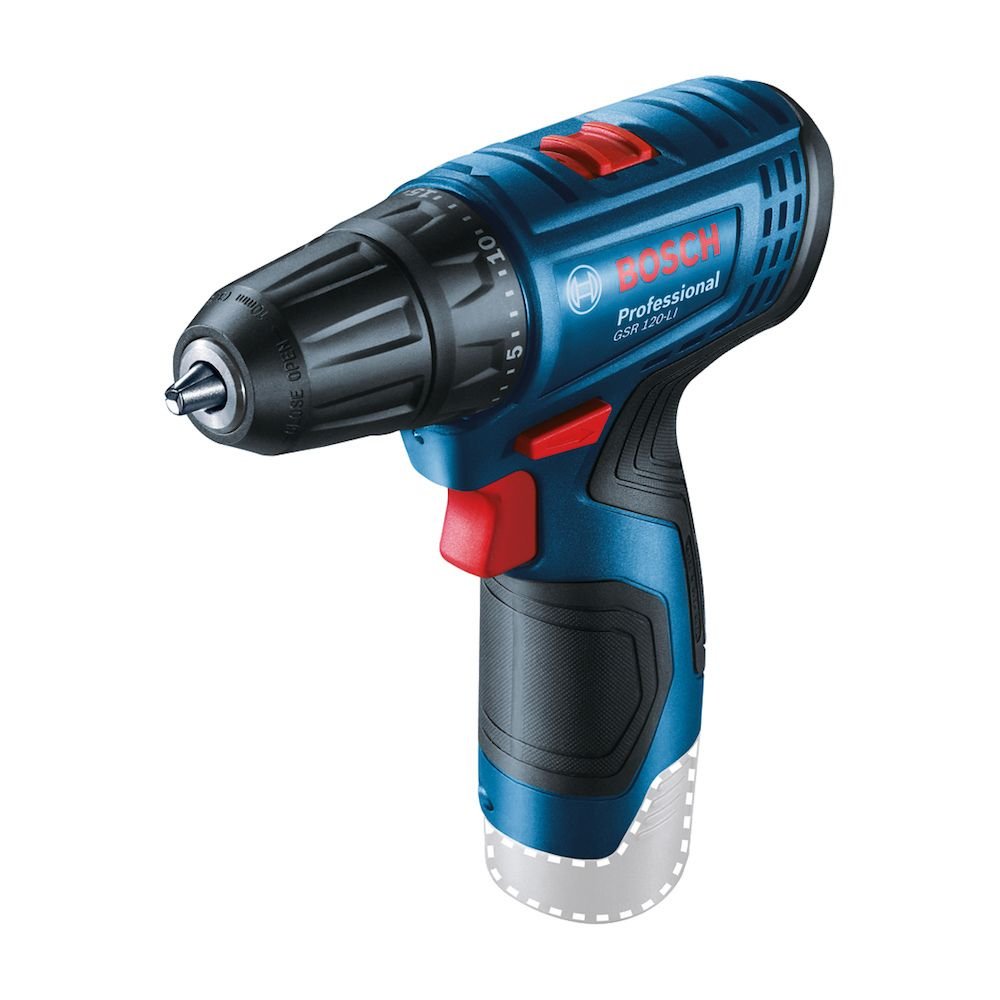 Furadeira Parafusadeira GSR 120-LI 12V 3/8 Pol. Sem Bateria e Carregador BOSCH-06019G80E5-000