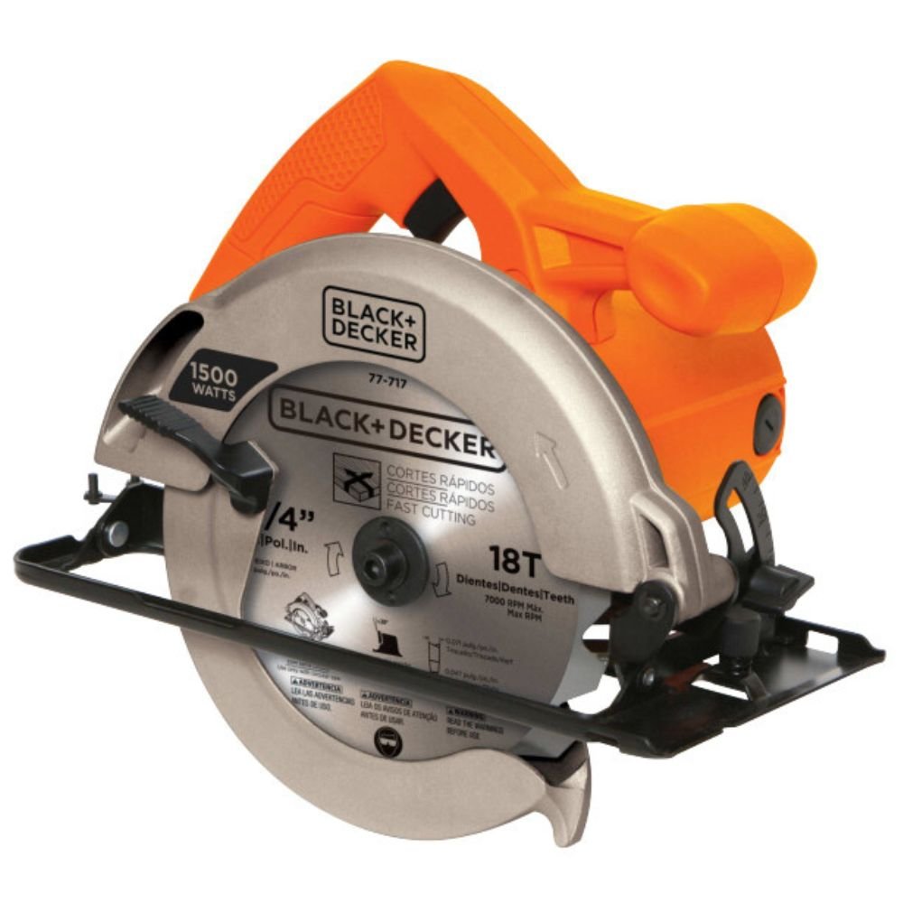 Serra Circular 7.1/4 Pol. 1500W 110V BLACK+DECKER-CS1024