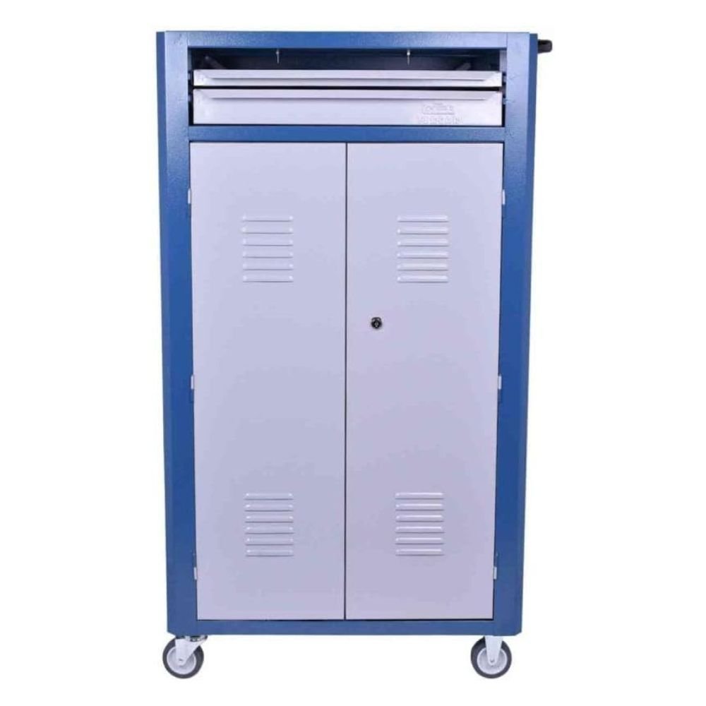 Rack Fechado Azul com 2 Gavetas FERCAR-R4