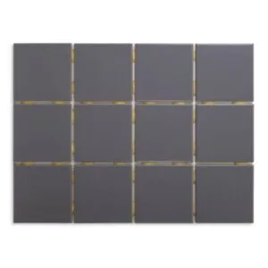 Revestimento Plomo Bold Acetinado Cinza 10x10cm 1,95m2