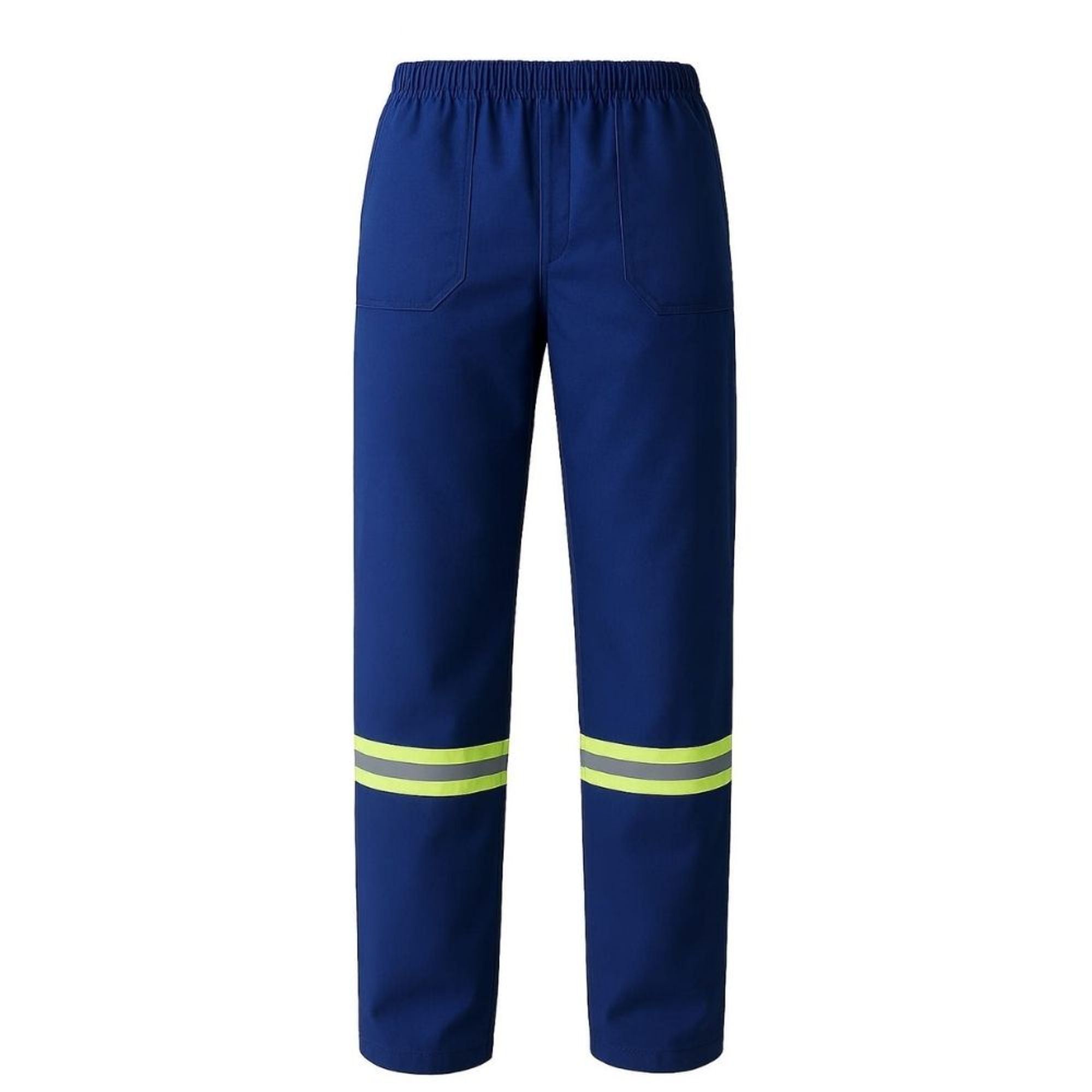 Calça Brim Azul Refletiva Tockformes