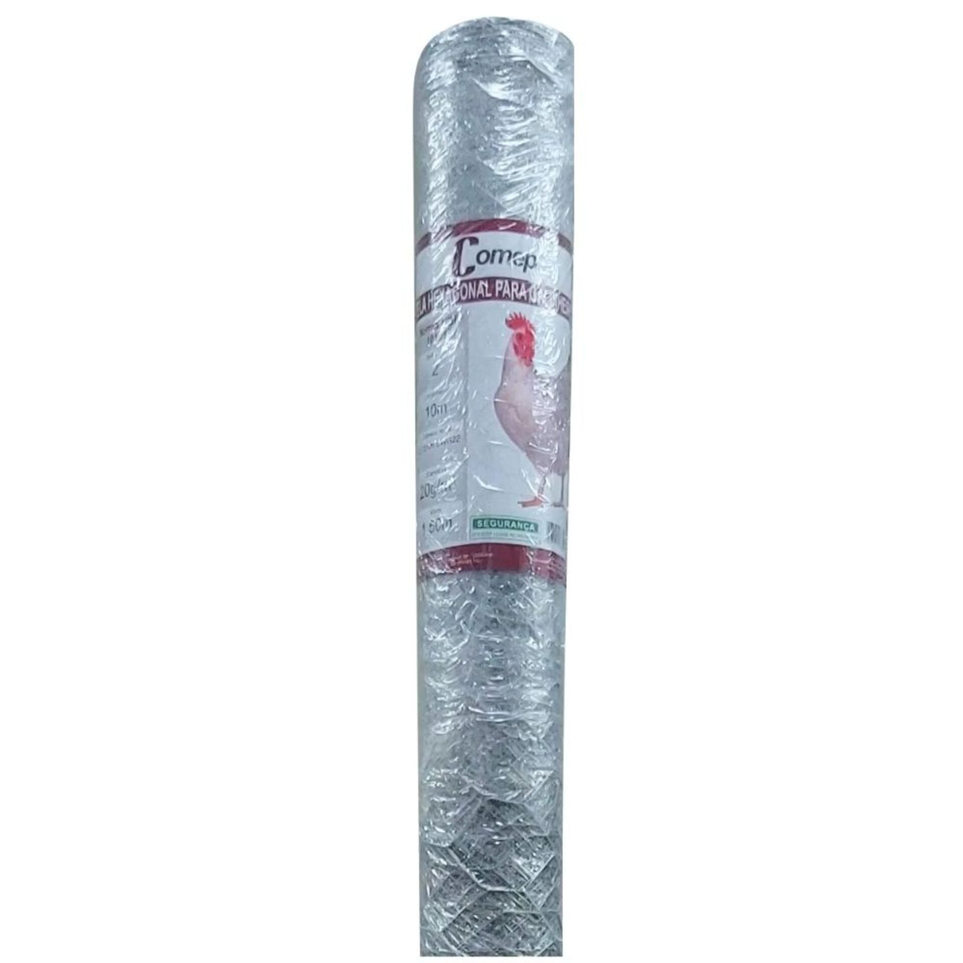 Tela Hexagonal Galinheiro Aço Galvanizado 2″ 22BWG Comep