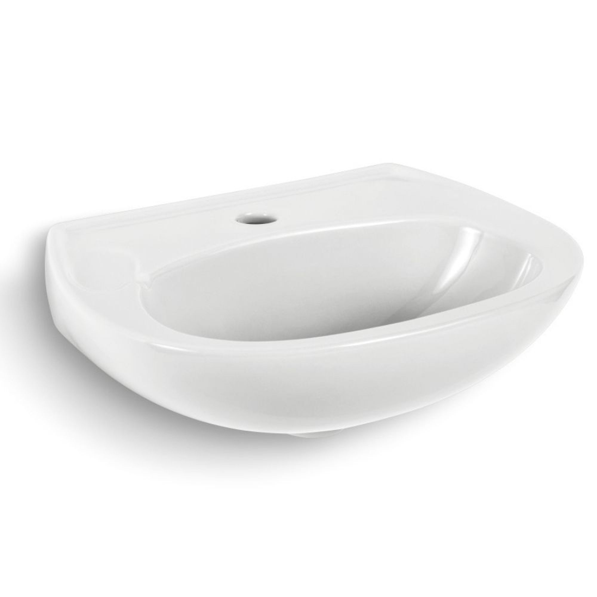 Lavatório para Coluna Louça Sabará Branco 46x35cm Icasa