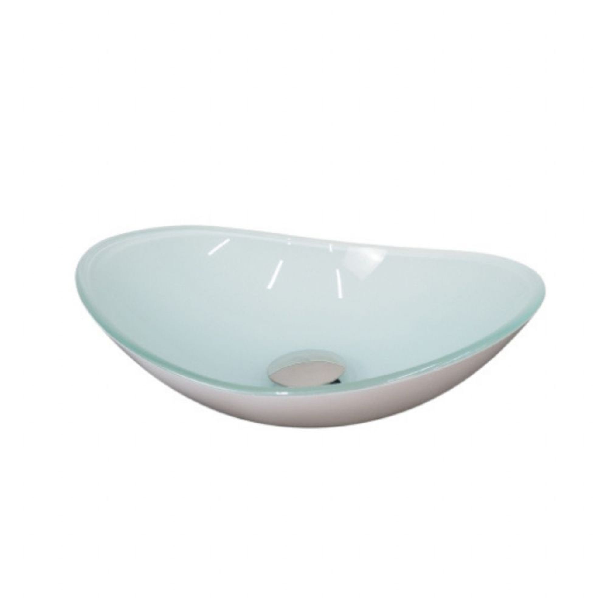 Cuba de Apoio Vidro Oval CO-38 38x30cm Vmex