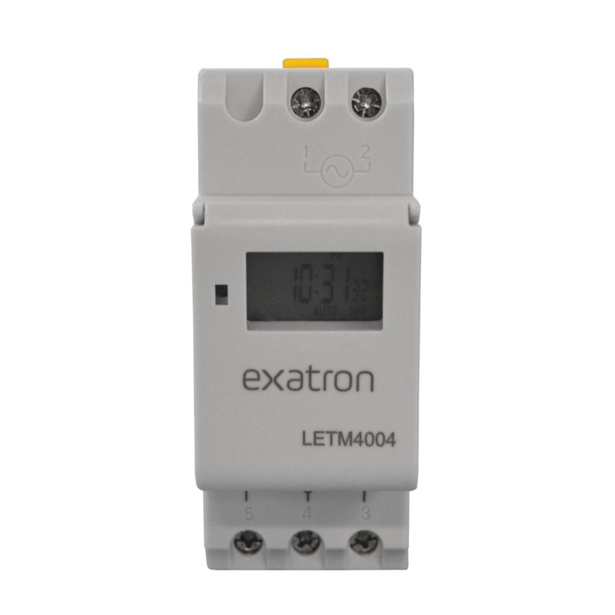 Temporizador Timer Digital 40 Programações para Trilho Exatron