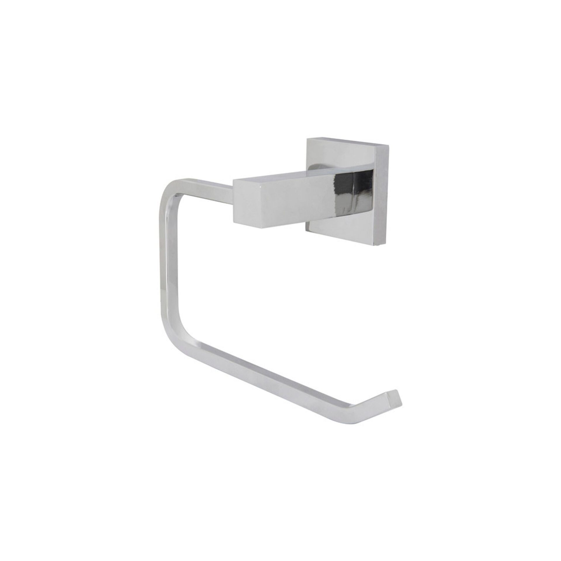 Suporte para Papel Higiênico Simples Square 1010 Cromado