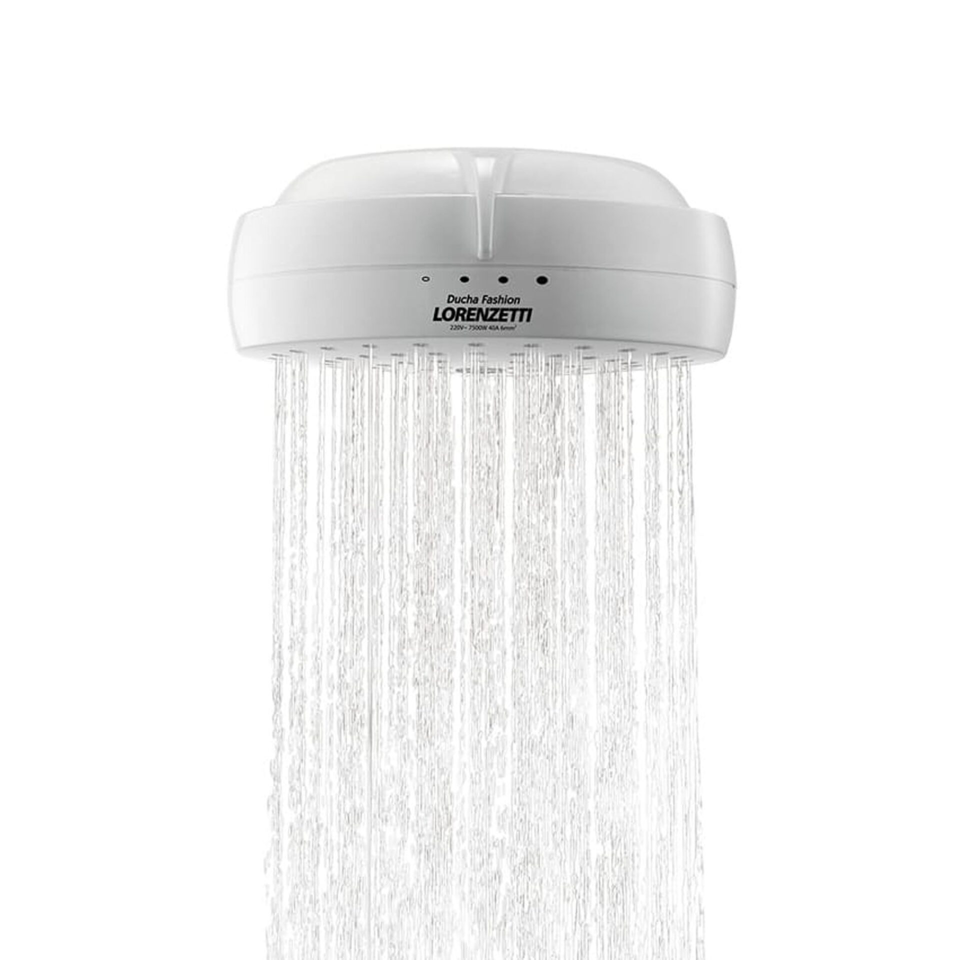 Ducha Fashion Multitemperatura Branca 220V 6800W Lorenzetti