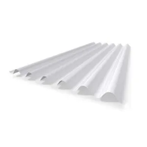 Telha Trapézio Polipropileno Leitosa 1,1mm 3x1,05m Lux Telhas