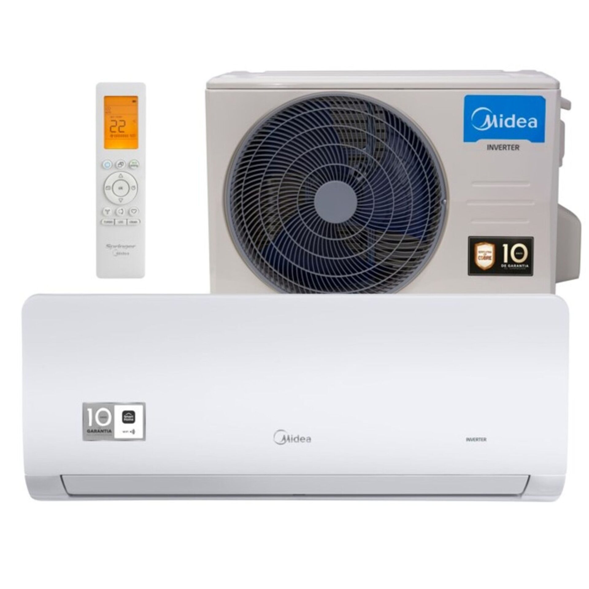 Ar Condicionado Inverter Xtreme Connect 12000 BTUs Quente e Frio Midea