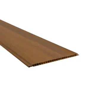 Forro PVC Imbuia Normatizado 8mm 20x300cm Pacote com 3m² Bariri