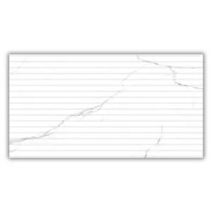 Revestimento Rip Marmo Lux Borda Reta Brilhante Branco 62x119cm 2,20m2
