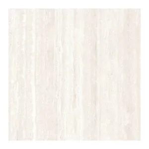 Porcelanato Travertino Romano Retificado Acetinado Bege 76x76cm 1,73m2