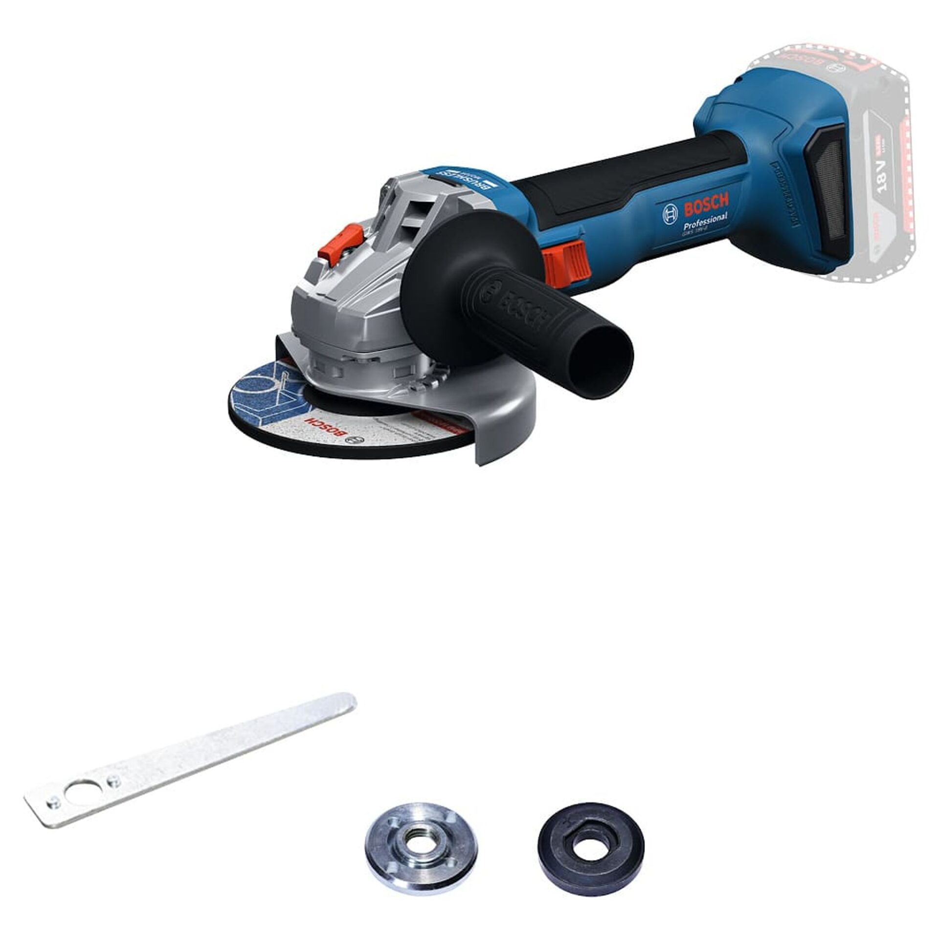 Esmerilhadeira Angular 5″ (125mm) 18V sem Bateria GWS 18V-8 Bosch