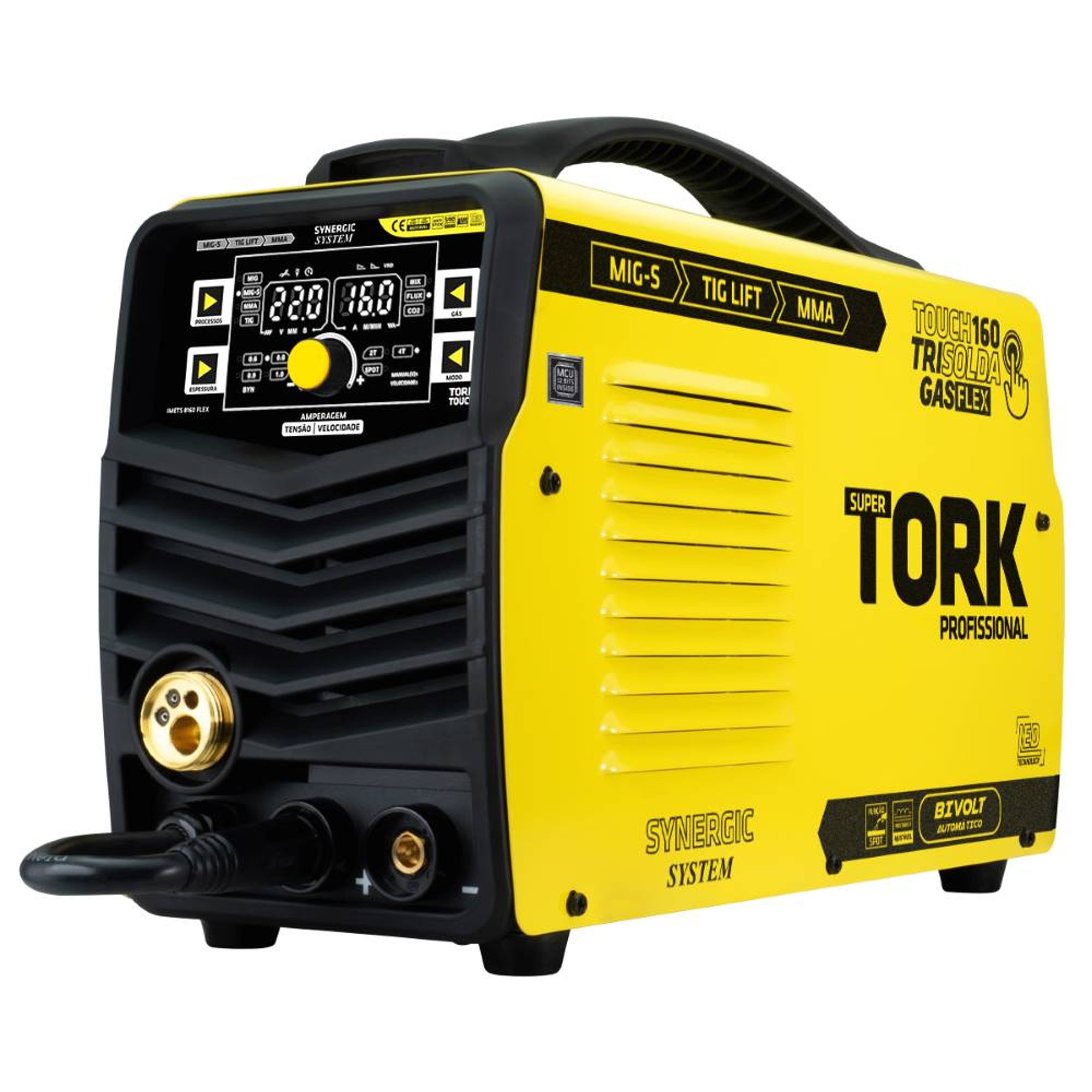 Inversora de Solda 250A Mig/Tig/Mma Trisolda KAB 160 Bivolt Super Tork