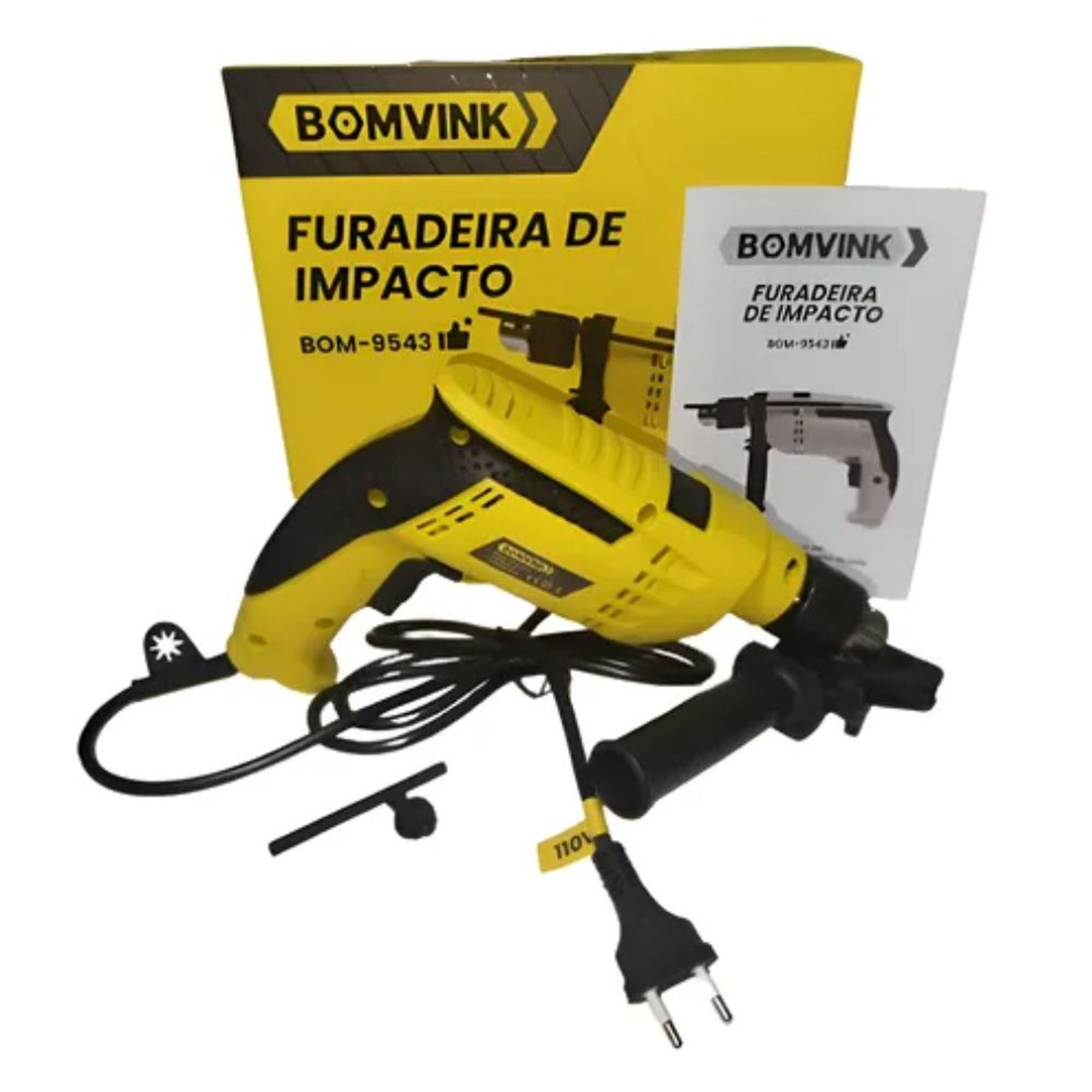 Furadeira de Impacto 1/2″ (13mm) 500W Bomvink