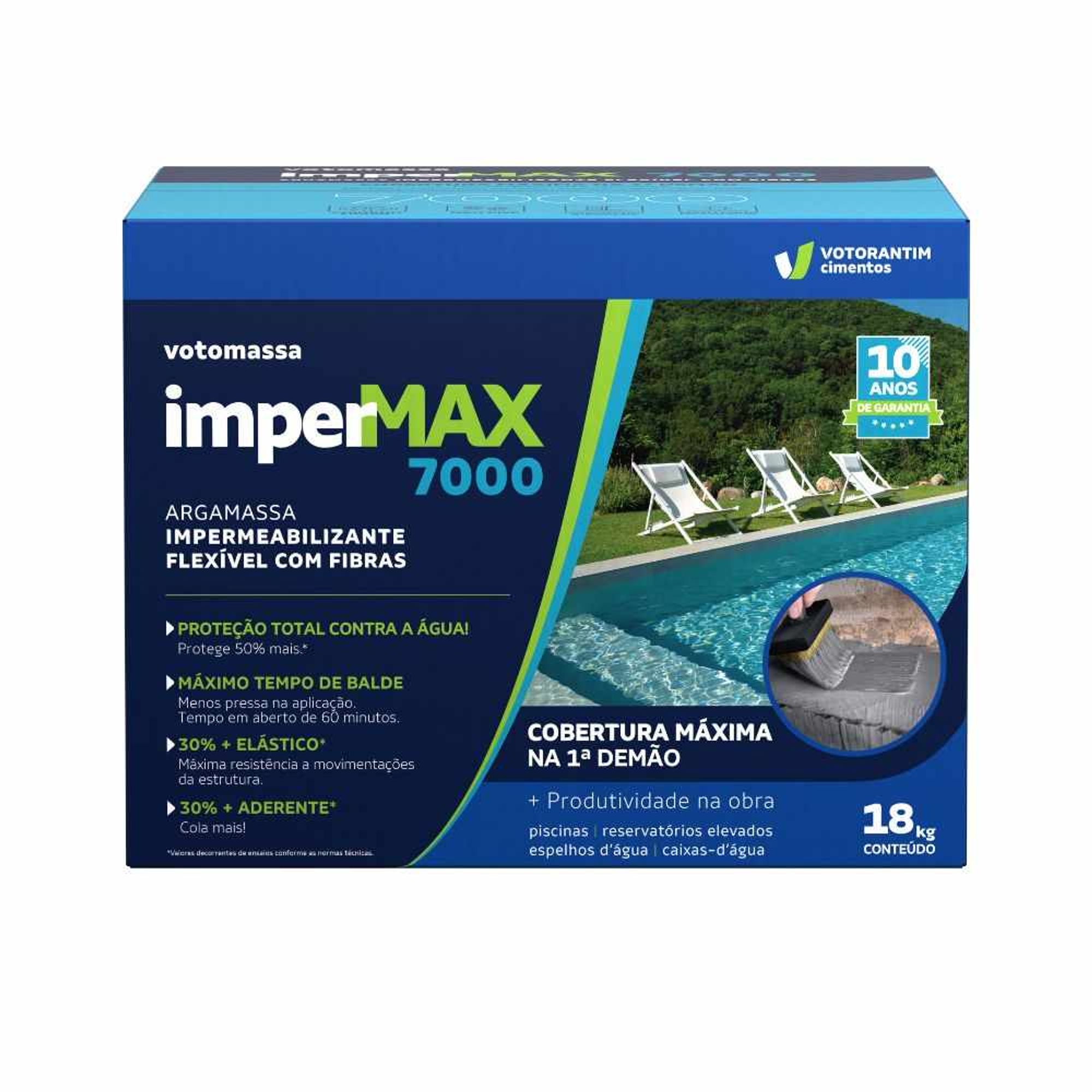 Argamassa Polimérica Votomassa Impermax 7000 18kg Votoran