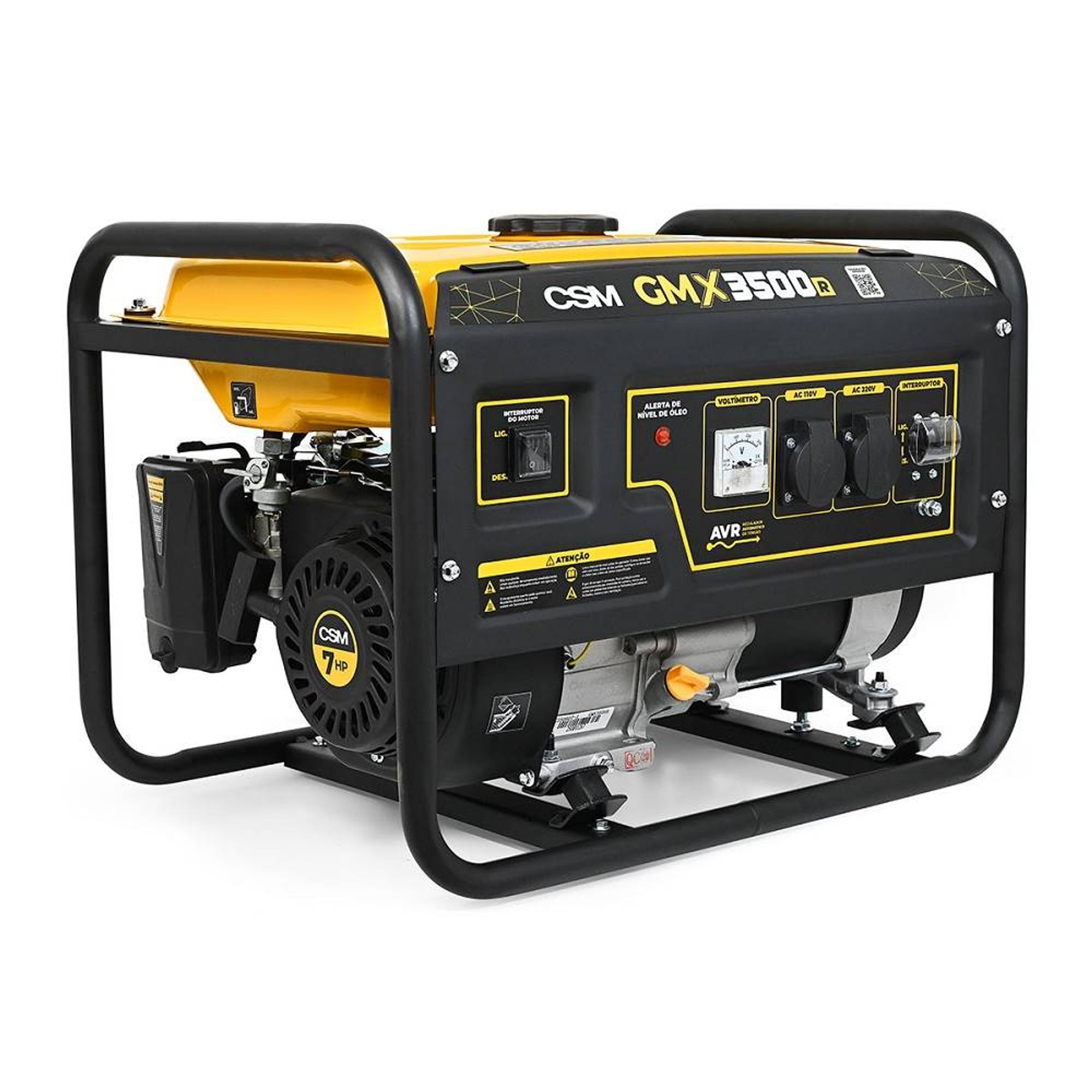 Gerador à Gasolina Bivolt 3,0 kVA 4 Tempos 15L 10h GMX3500R CSM