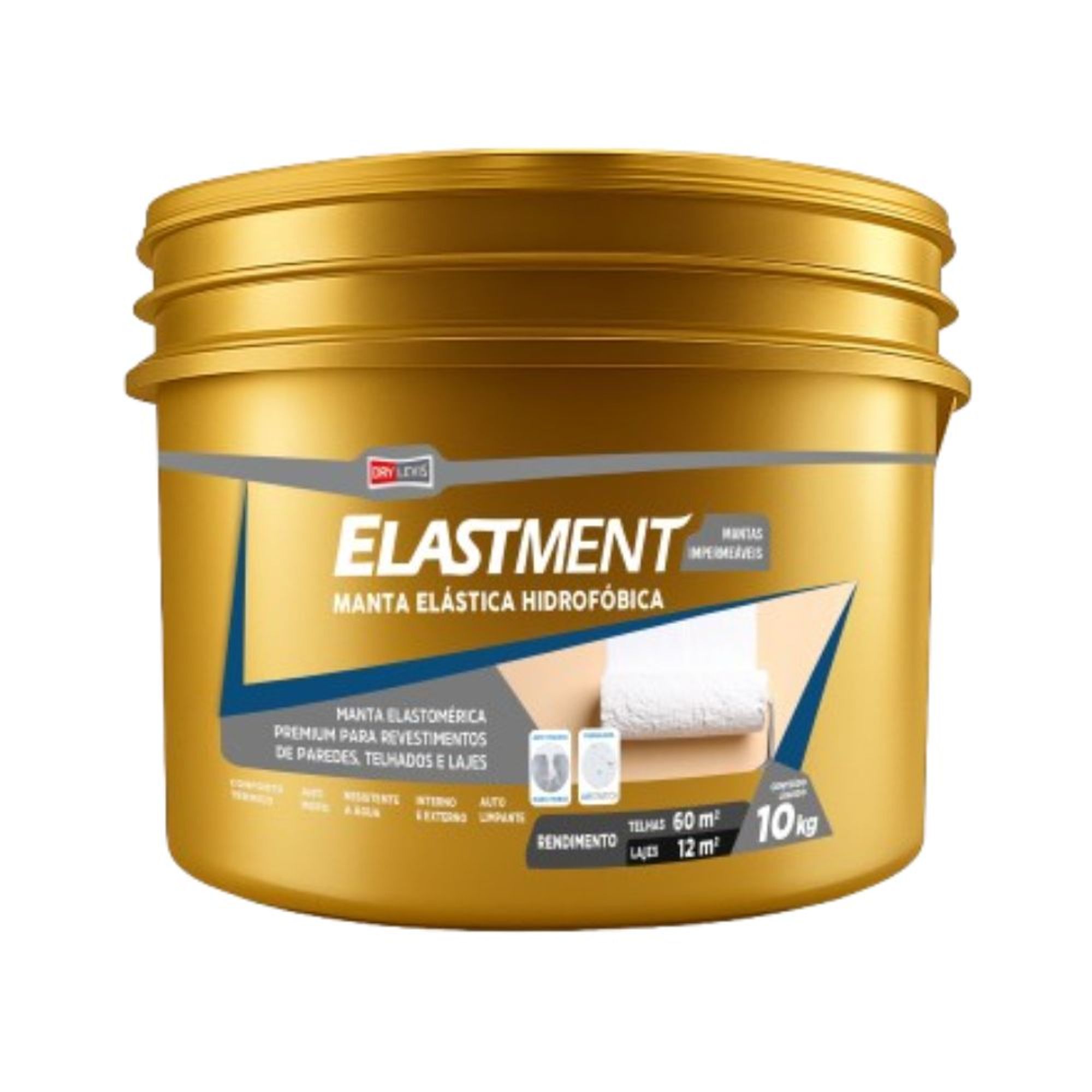 Manta Líquida Elástica Hidrofóbica Branca Elastment