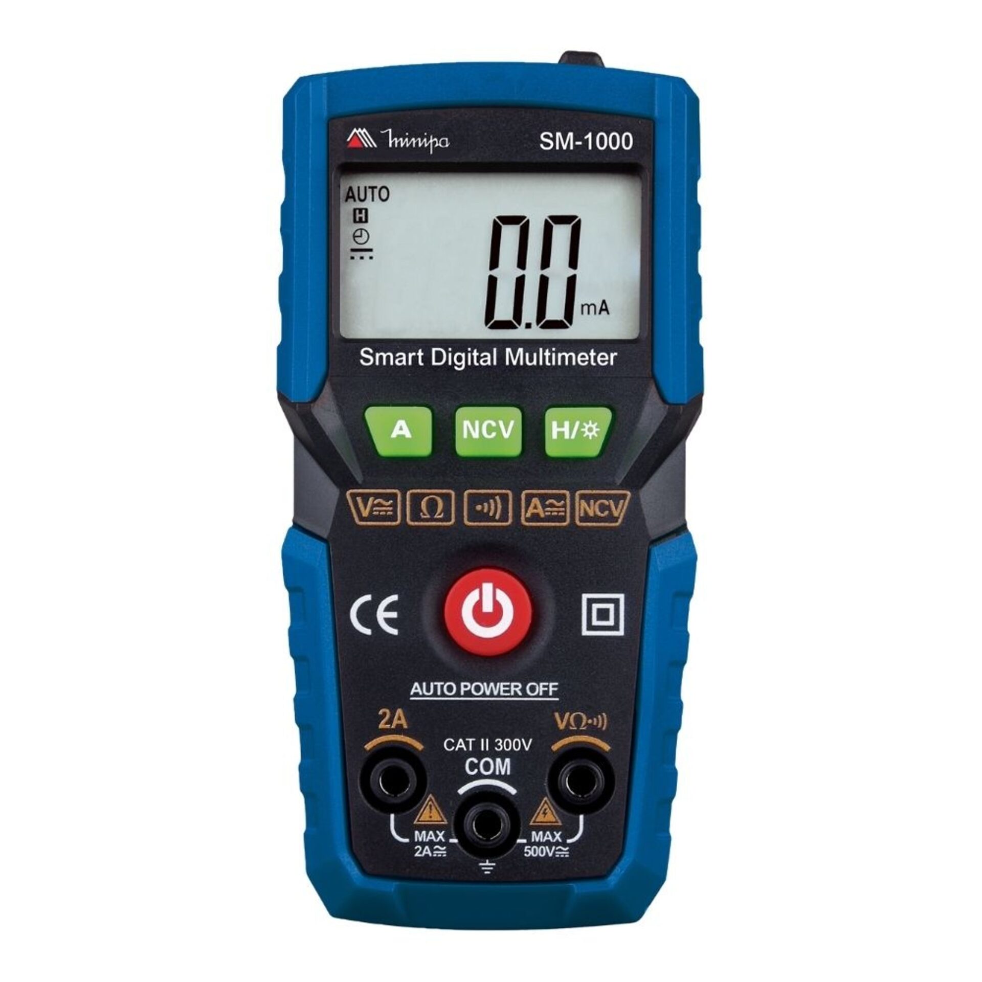Multimetro Digital Smart CAT II-300V SM1000 Minipa