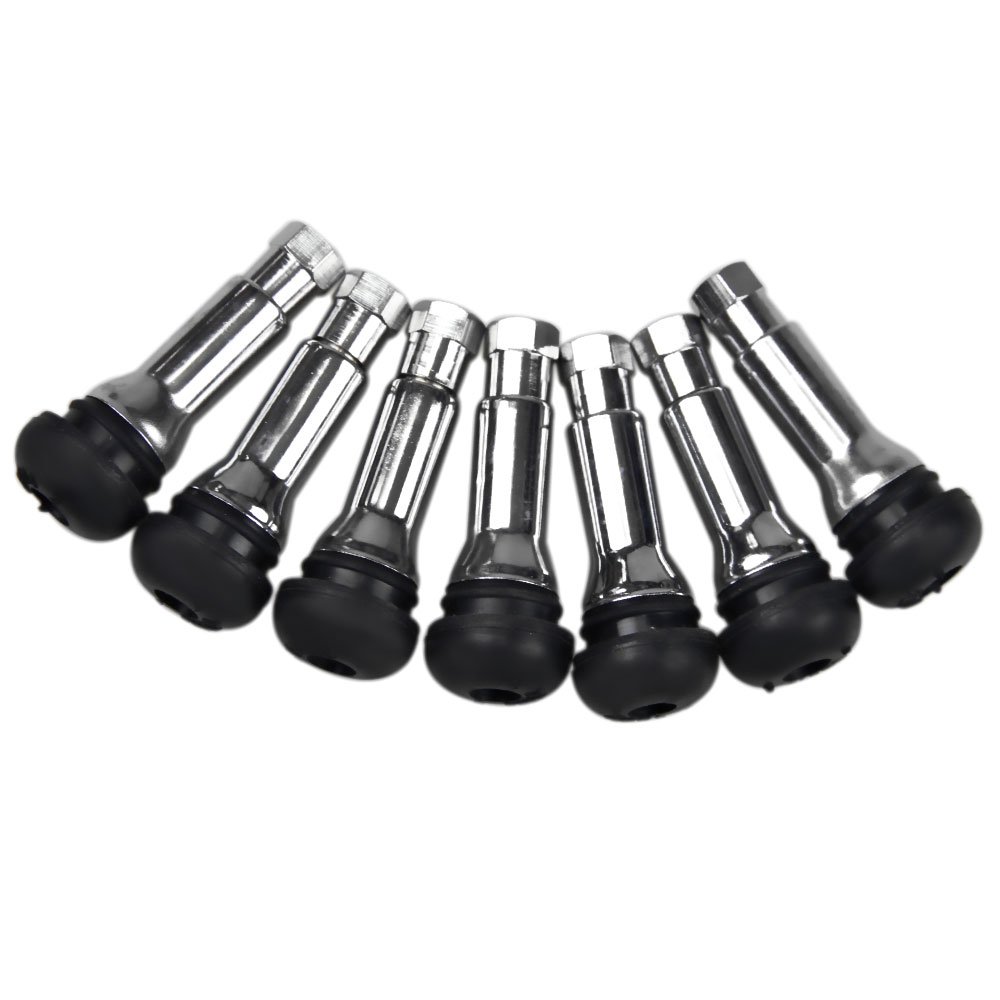 Válvula TR414 Cromada Para Pneus sem Câmara 50 Unidades JEDAL-821414AC