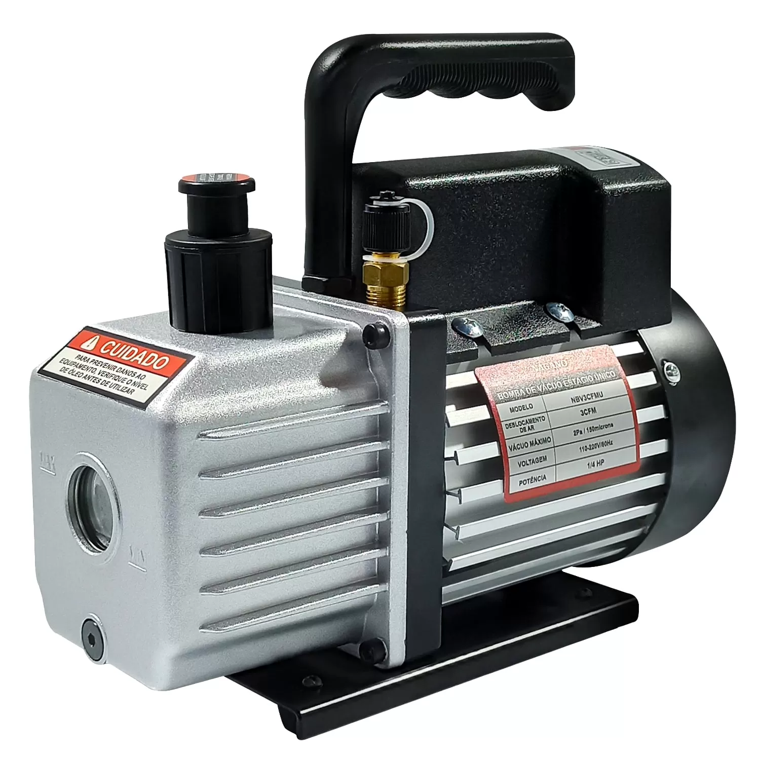 Bomba de Vácuo 1 Estágio 3cfm 110-220v