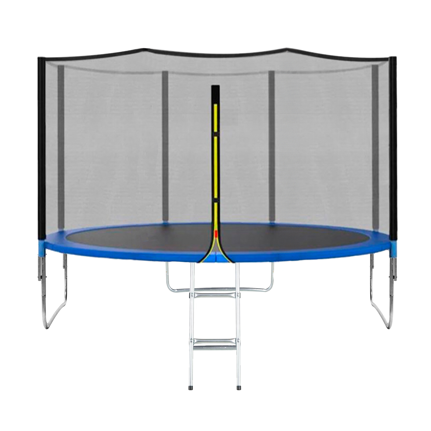 Cama Elástica 244cm com Rede e Proteção Diâmetro 8 Pés