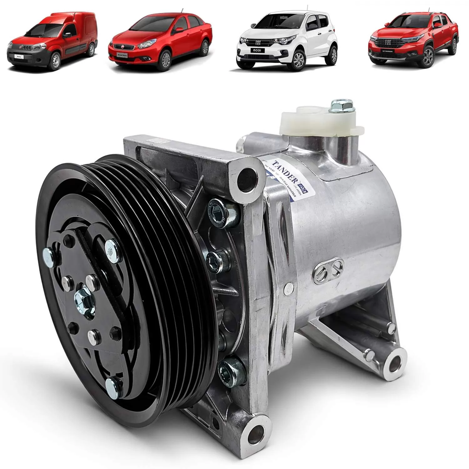 Compressor Ar Fiat Palio Siena Strada Uno Fiorino Fire 51786321