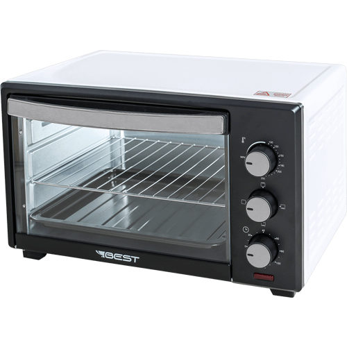Forno Elétrico Basico 48 Litros Preto / Branco