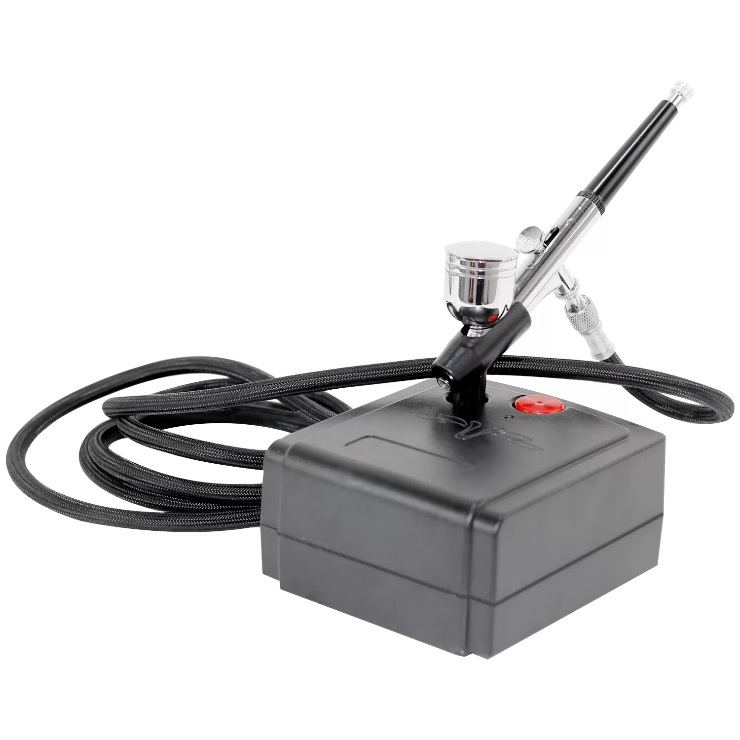 Kit Caneta Aerógrafo Pistola de Pintura 25 PSI Bico 0.3mm com Estojo