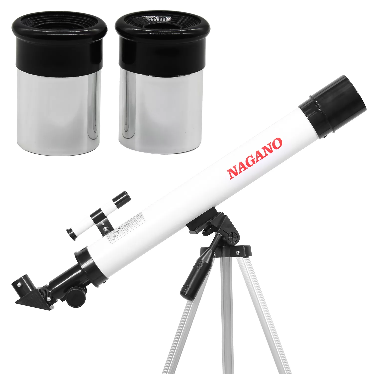 Telescópio de Refração Astronômico 50x 600 – 100x com Tripé