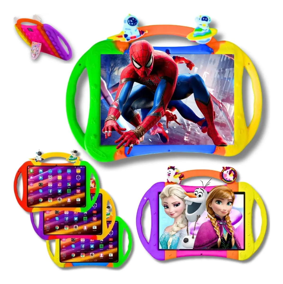Tablet Infantil Atouch K10 Android 64GB 10.1equot; Wi-Fi Bluetooth Rosa