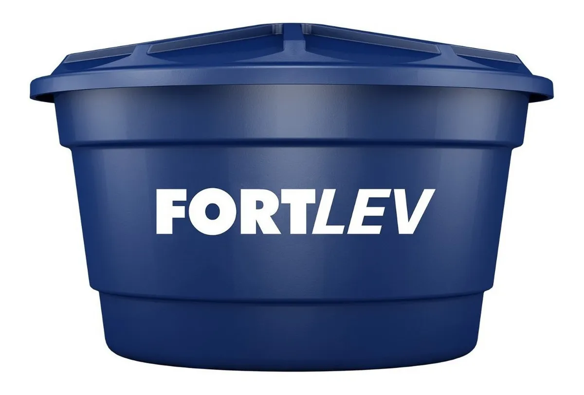 Caixa deapos;água 100L Fortlev Vertical Polietileno Azul