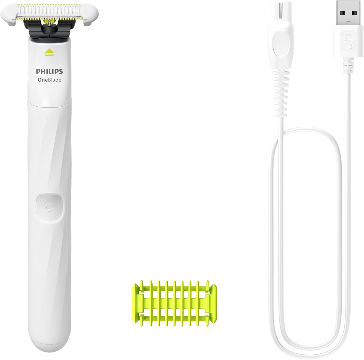 Aparador de Pelos Íntimo Philips OneBlade Intimate QP1924/10 - Bivolt e À Prova deapos;Água